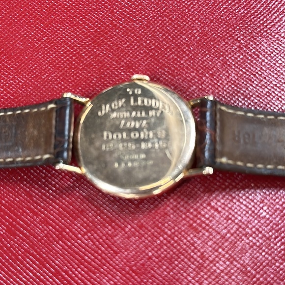 Gruen Rose Gold Wristwatch from 1945.  Manual wind precision movement - Picture 2 of 2